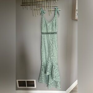 Lulus Mint Green Lace Dress